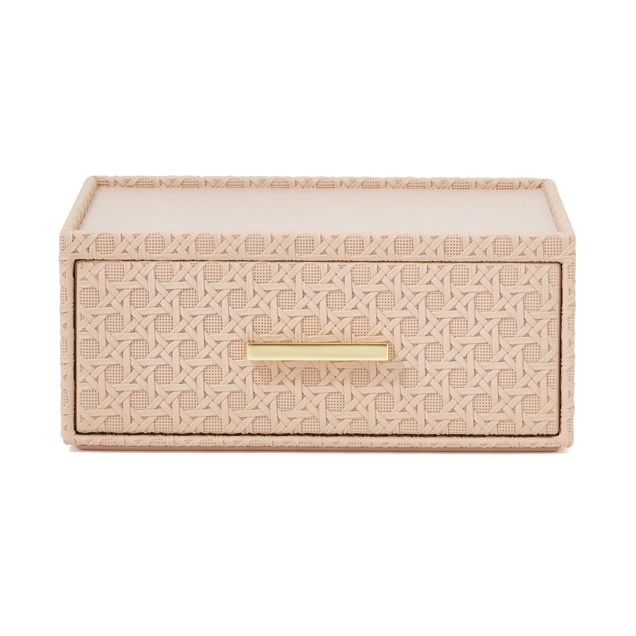 エンボス ステーショナリーボックス M ピンク