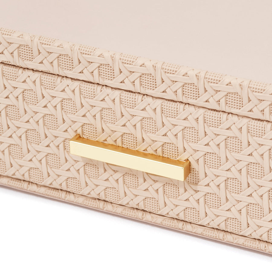 エンボス ステーショナリーボックス M ピンク