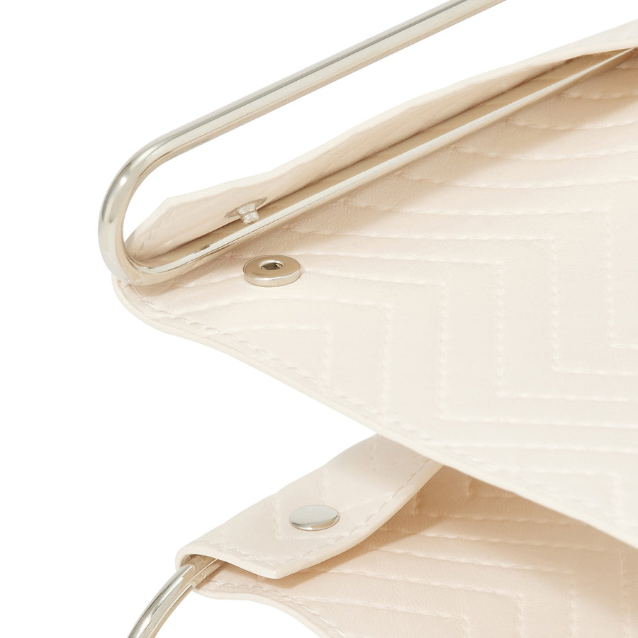 キルティング トレイ3段 アイボリー