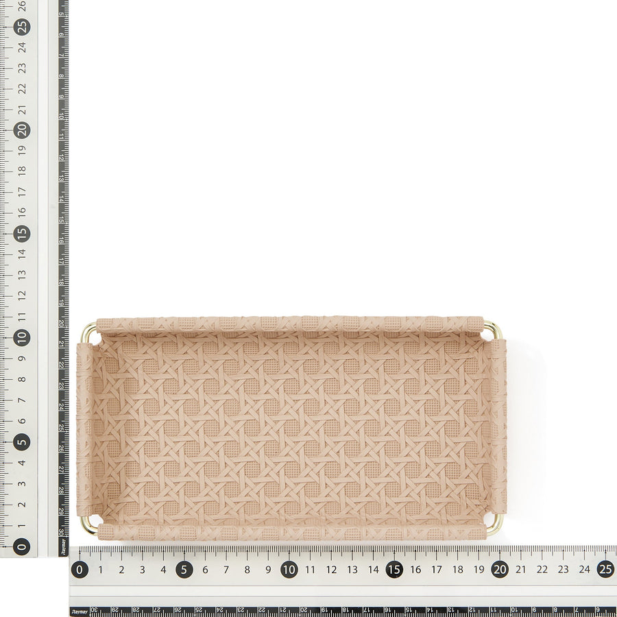 エンボス トレイ L ピンク