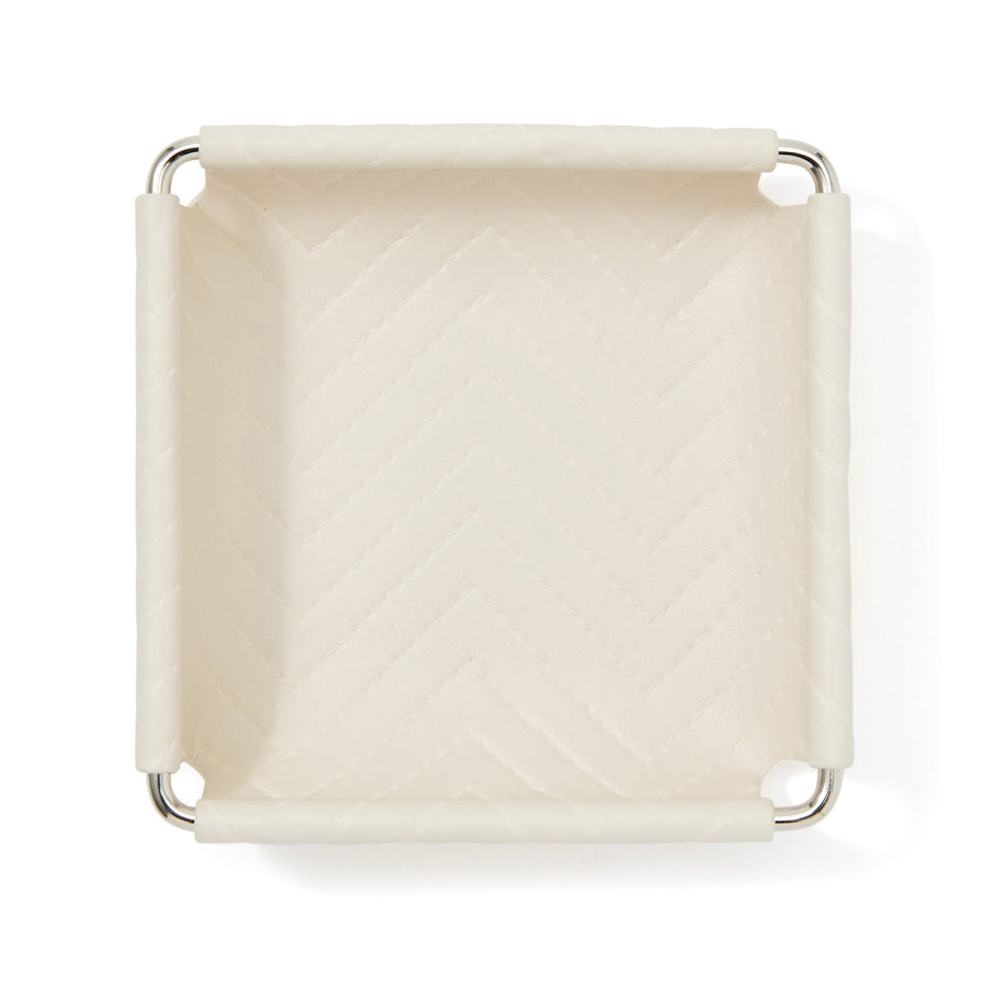 キルティング トレイ S アイボリー