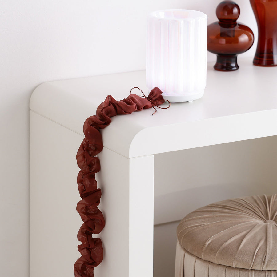 コードジュエリー オーガンジー ブラウン