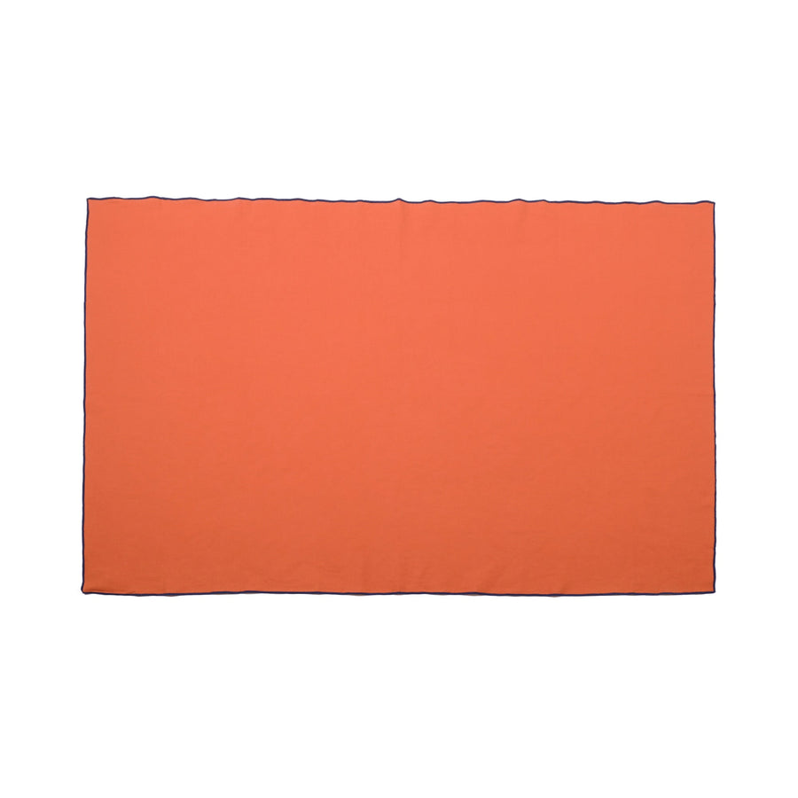 Plago Tablecloth Orange x Navy 2000 x 1300