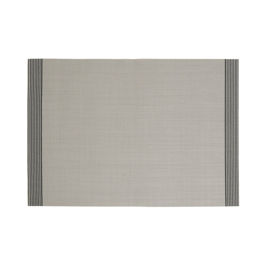 Kelsey Lunch Mat, Gray x Black