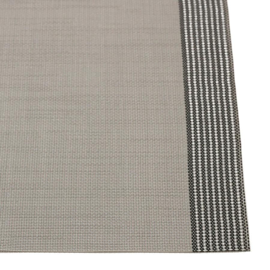 Kelsey Lunch Mat, Gray x Black