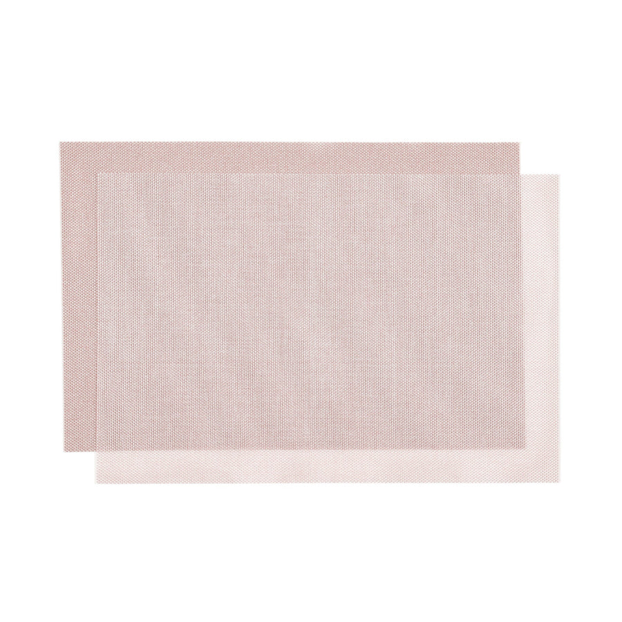 Glitter Lunch Mat, Pink (Set of 2)