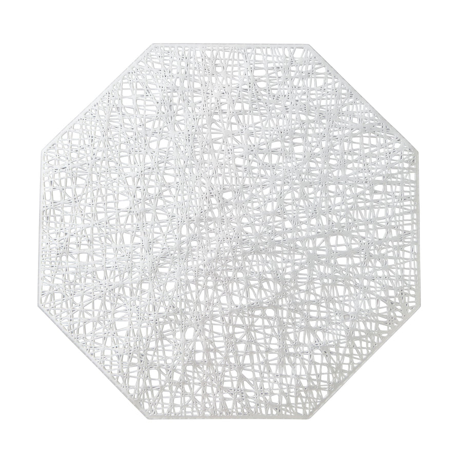 オクタゴン プレイスマット シルバー