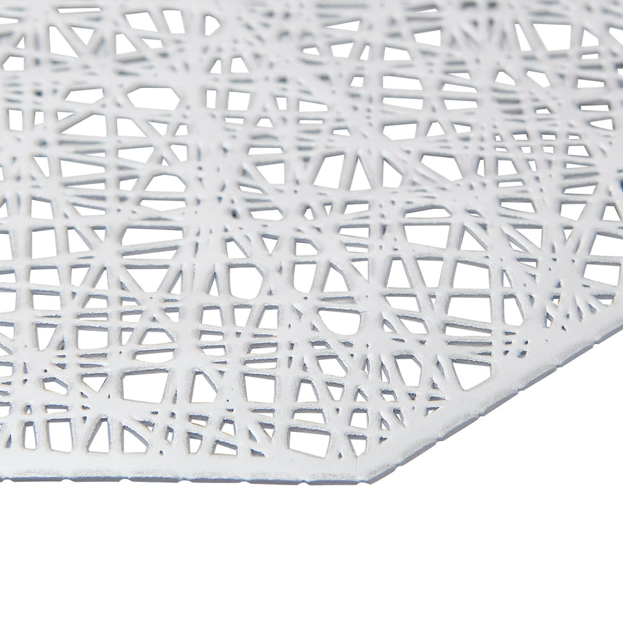 オクタゴン プレイスマット シルバー