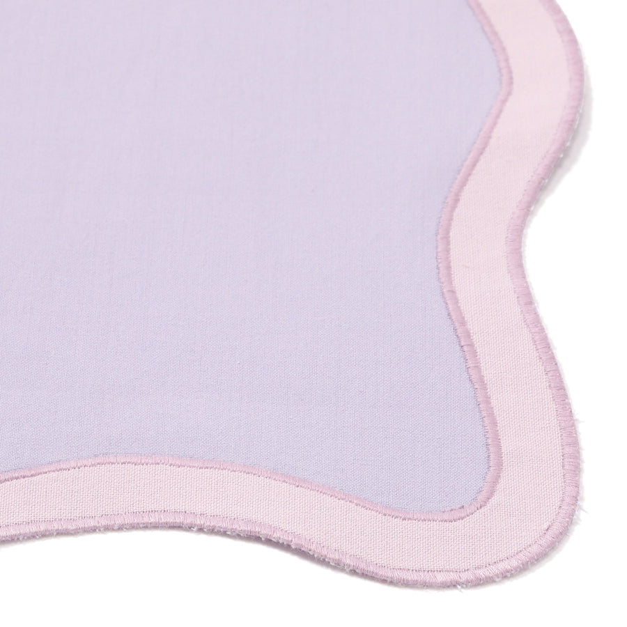 バイカラー ウェーブ ランチマット パープル×ピンク