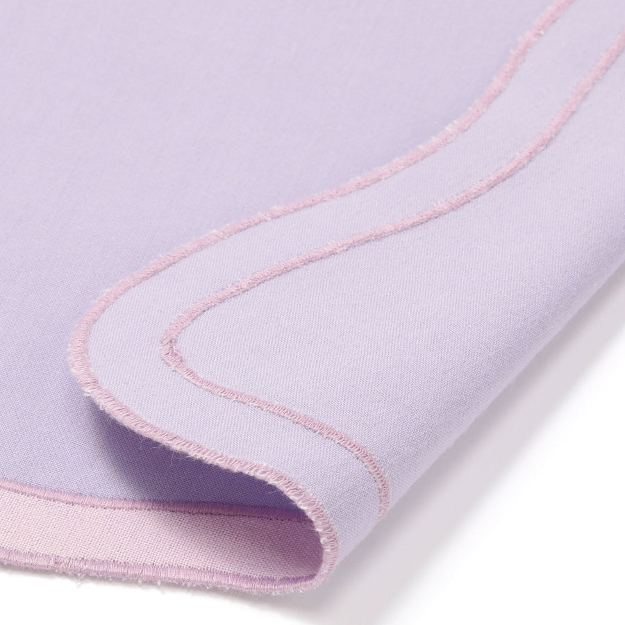 バイカラー ウェーブ ランチマット パープル×ピンク