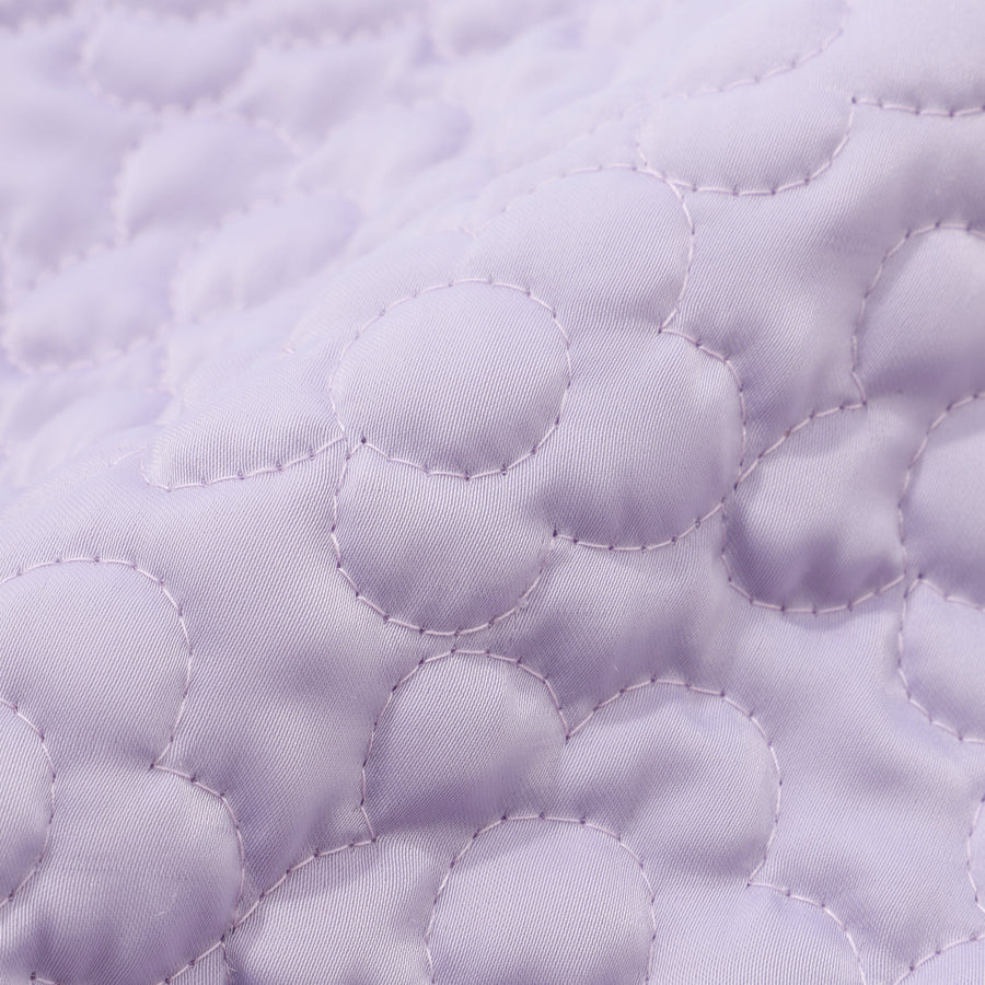 キルティング ミニランチマット フラワー パープル