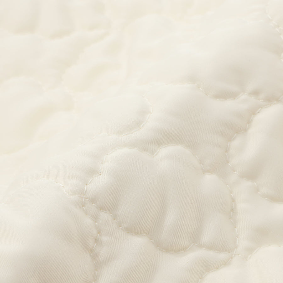 キルティング ミニランチマット くも ホワイト