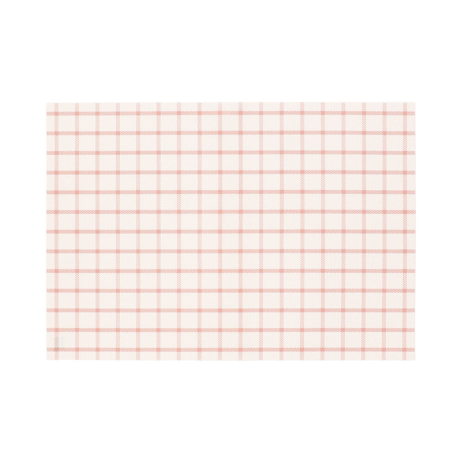 ウィンドウペンチェック ランチマット ピンク