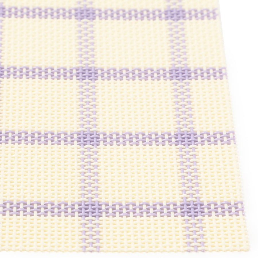 ウィンドウペンチェック ランチマット パープル