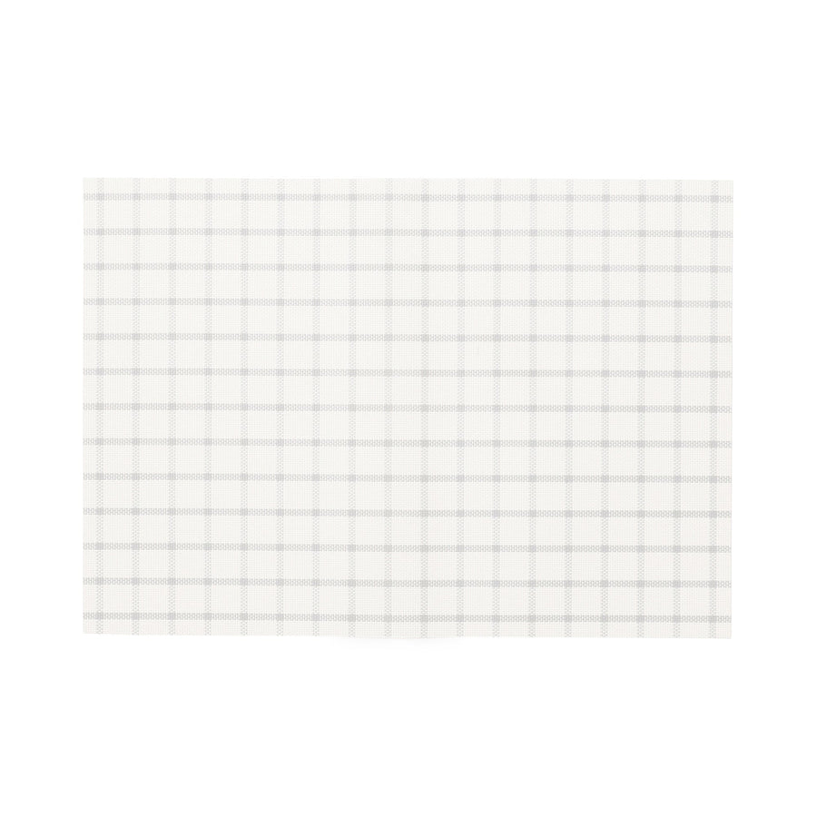 ウィンドウペンチェック ランチマット グレー