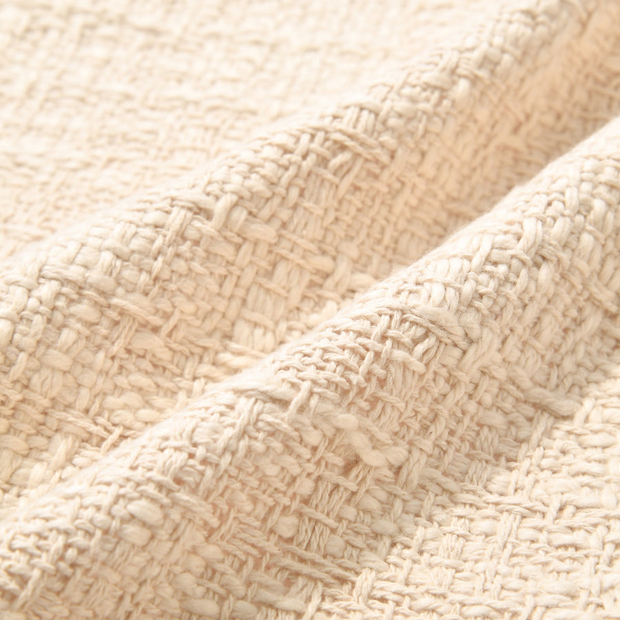 フリンジ ランチマット アイボリー