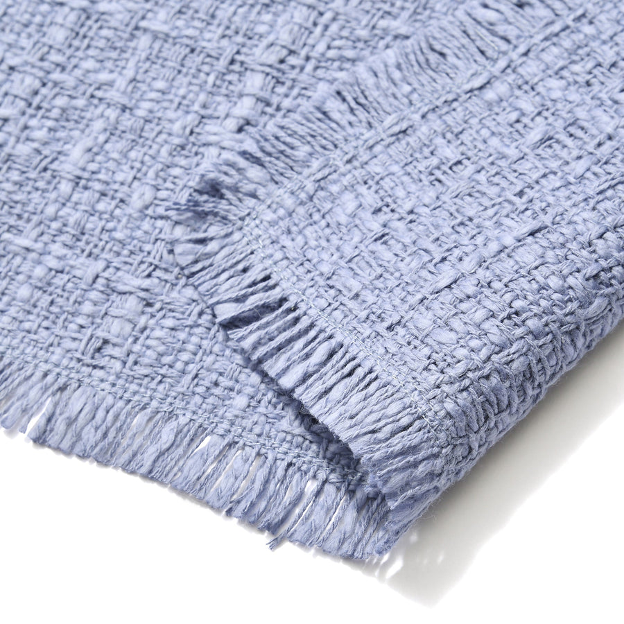 フリンジ ランチマット ブルー