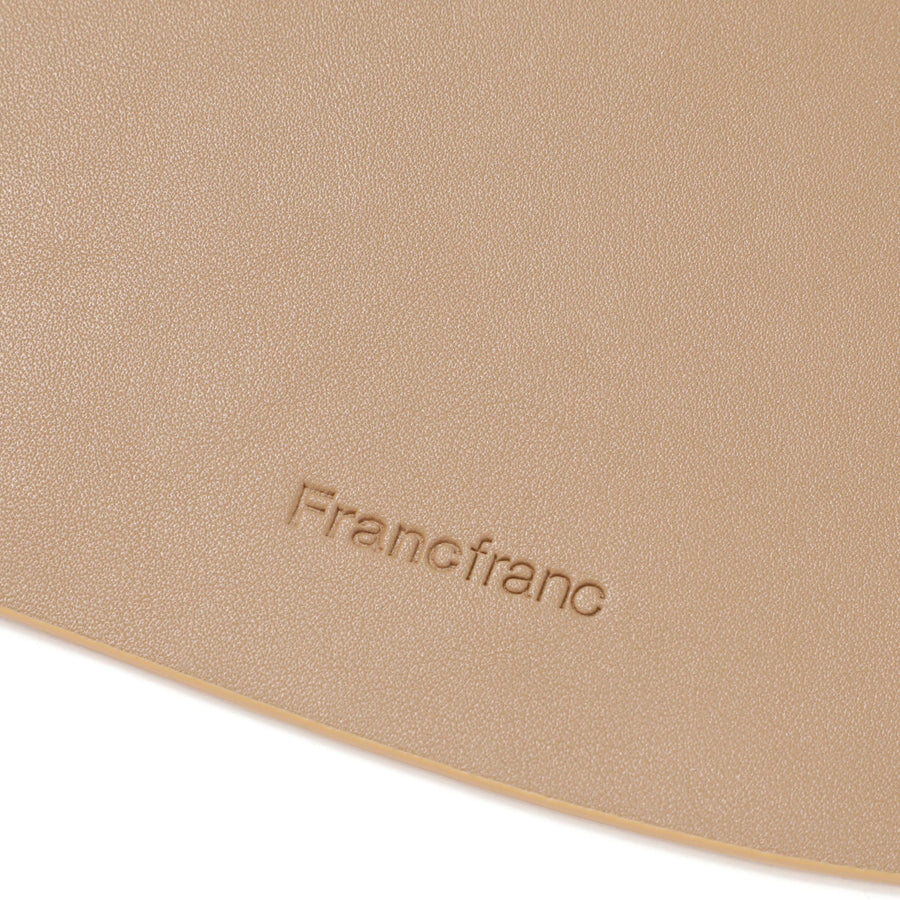 リバーシブル ランチマット ブラウン