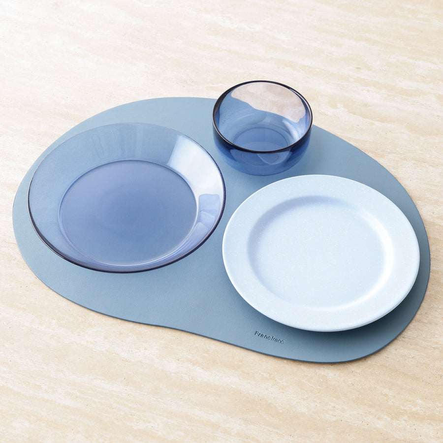 リバーシブル ランチマット ブルー