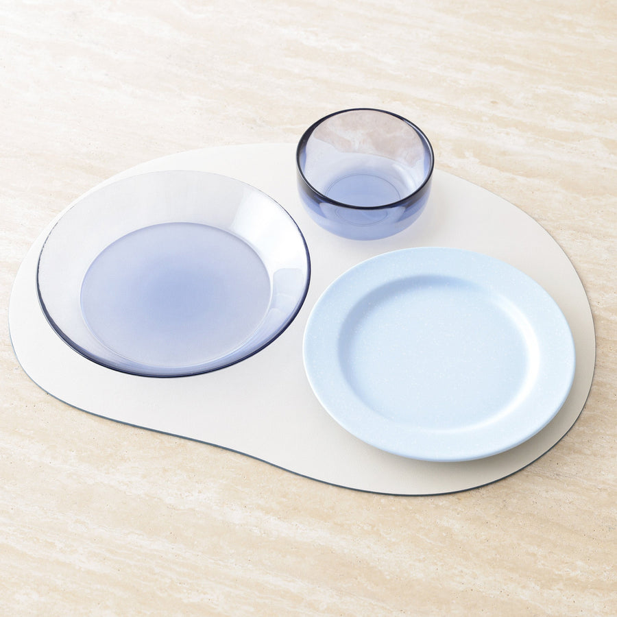 リバーシブル ランチマット ブルー