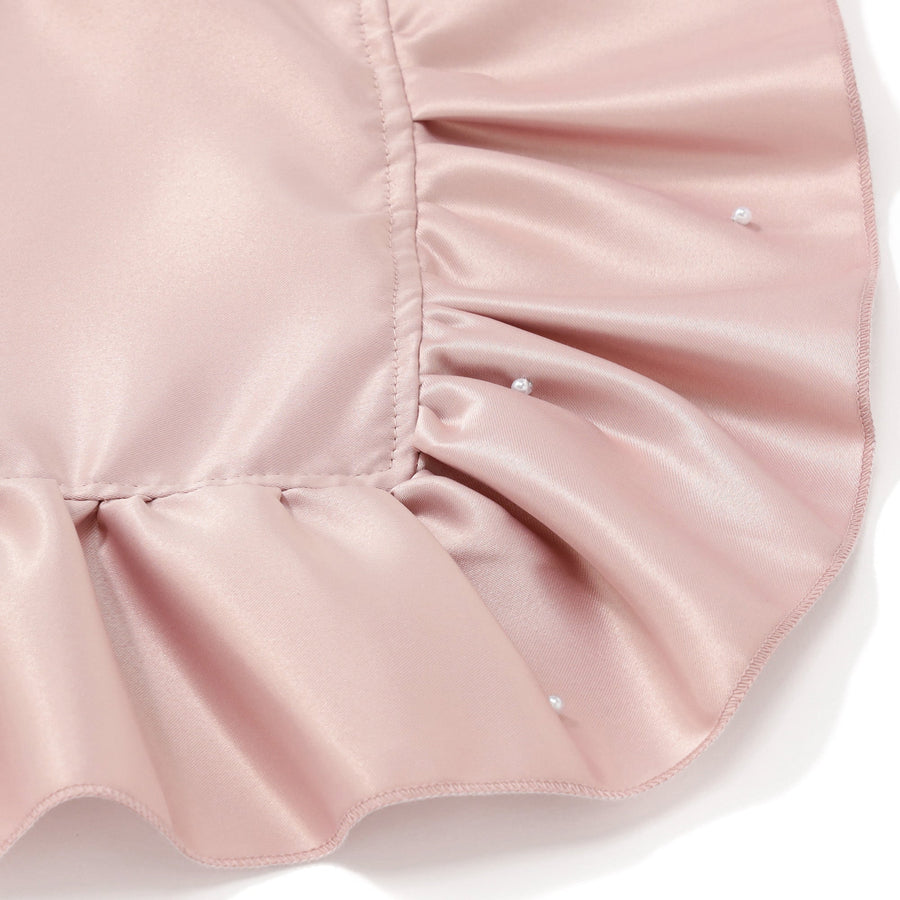 フリルパール ランチマット ピンク