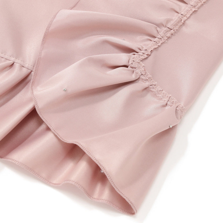 フリルパール ランチマット ピンク