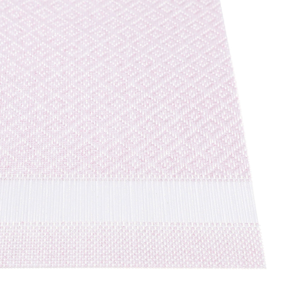 Lattice Lunch Mat, Pink