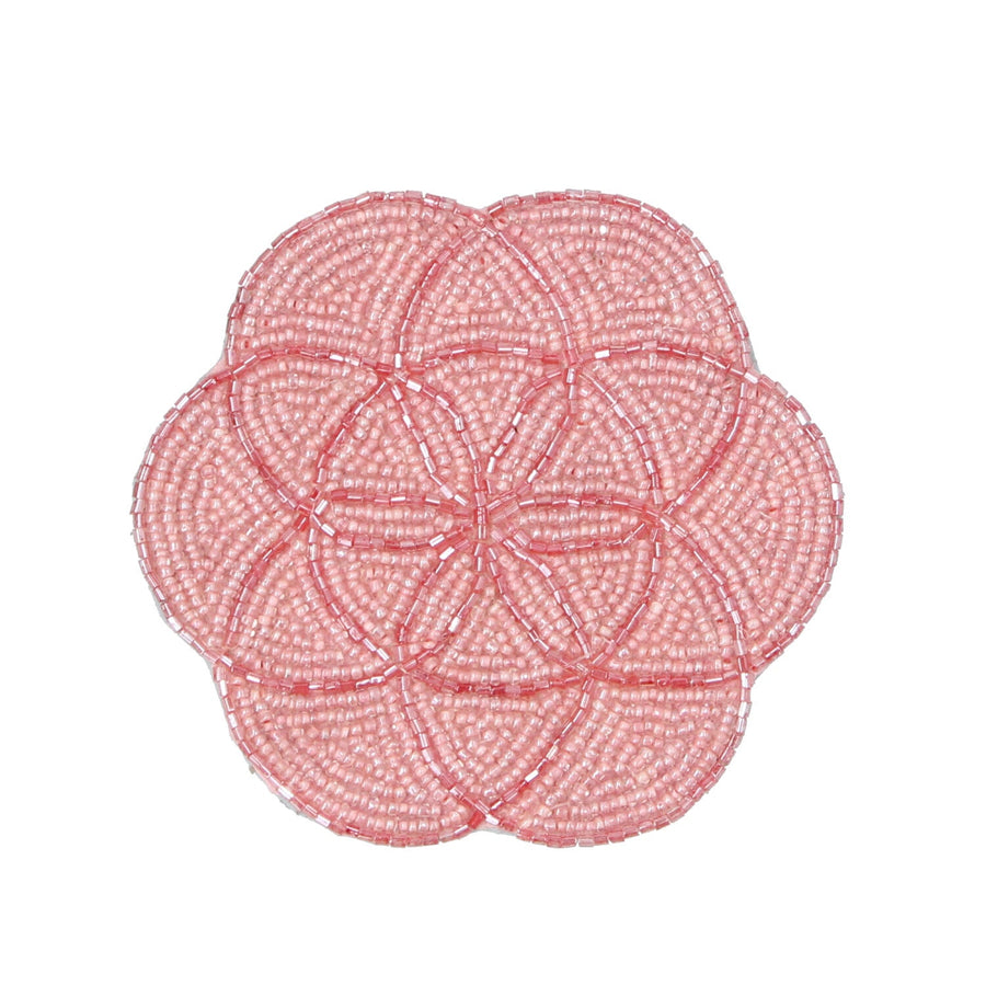 Rosinia Beads Coaster Pink