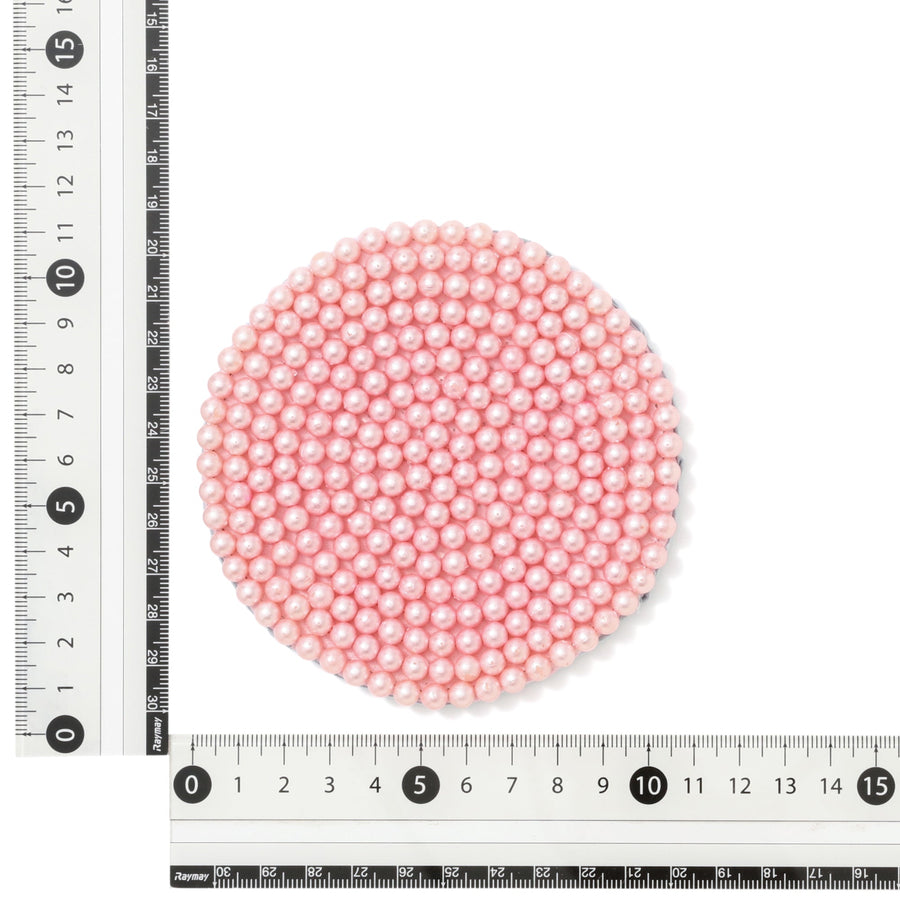 Perlame Beads Coaster Pink