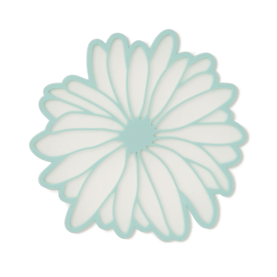 Flower Gerbera Coaster Light Green