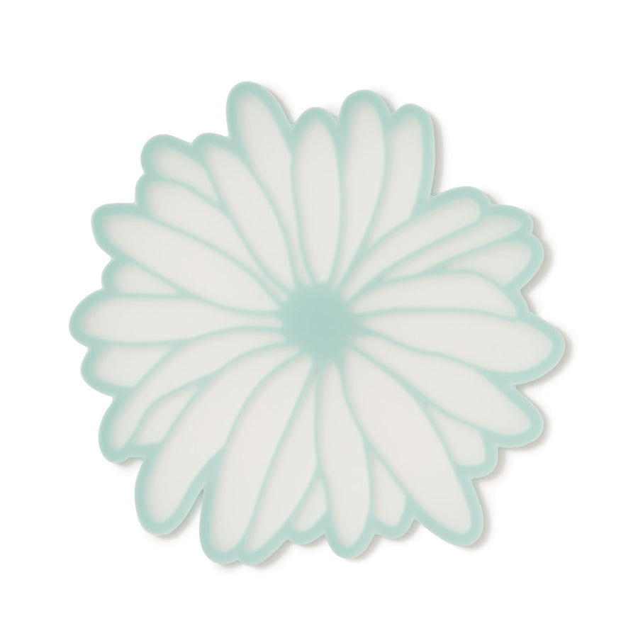 Flower Gerbera Coaster Light Green