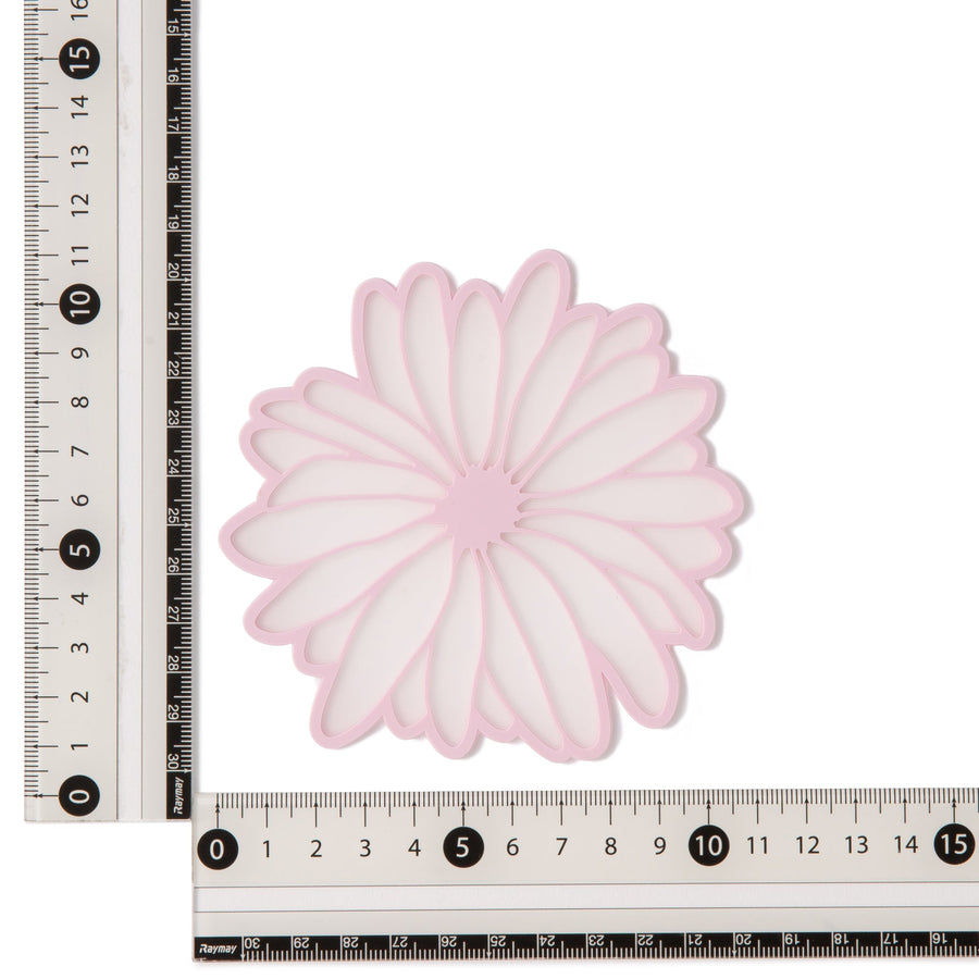 Flower Gerbera Coaster Light Pink