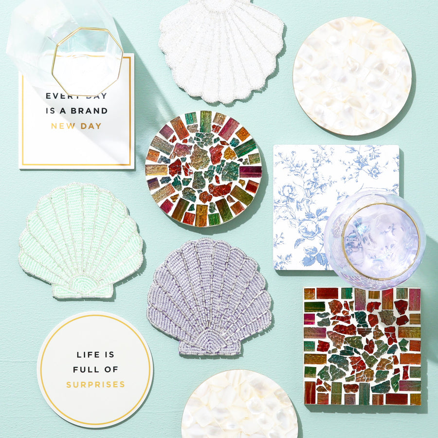 Shell Coaster White