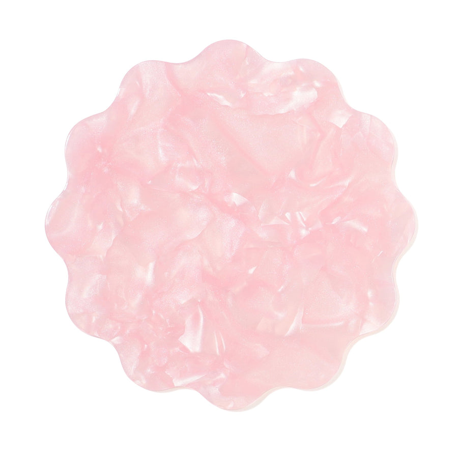 Color Marble Coaster Pink