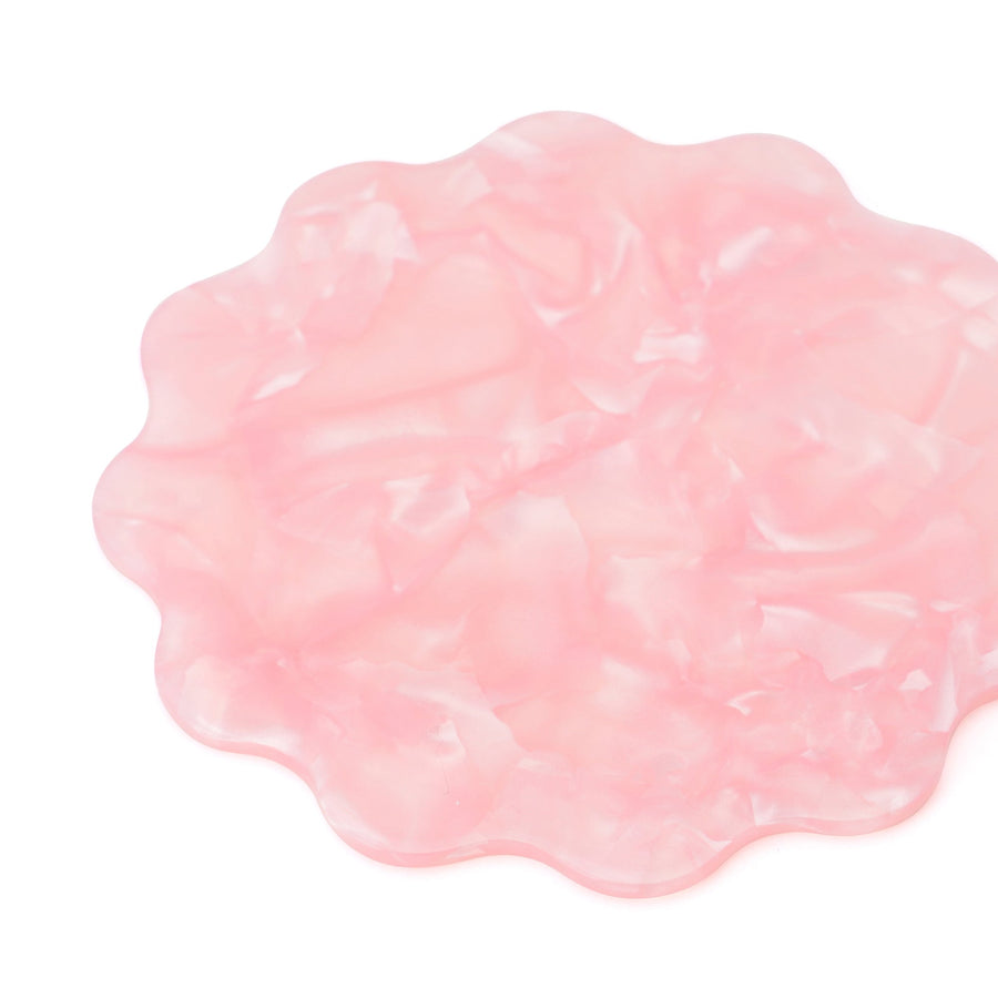 Color Marble Coaster Pink