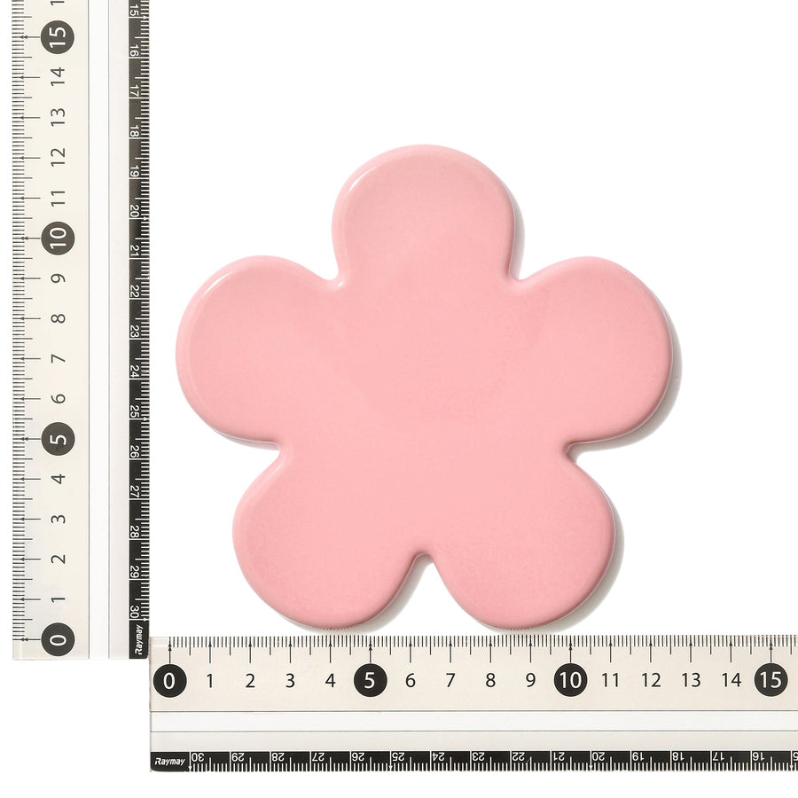 フラワー コースター ピンク