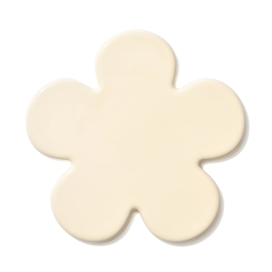 フラワー コースター アイボリー