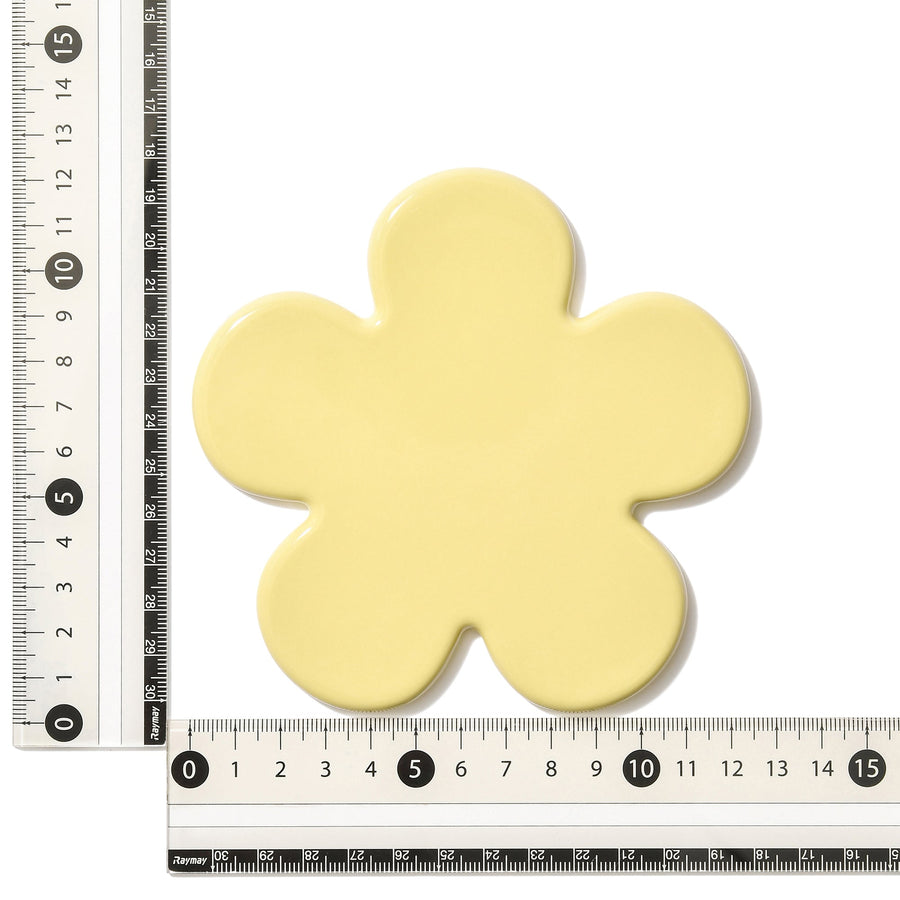 フラワー コースター イエロー