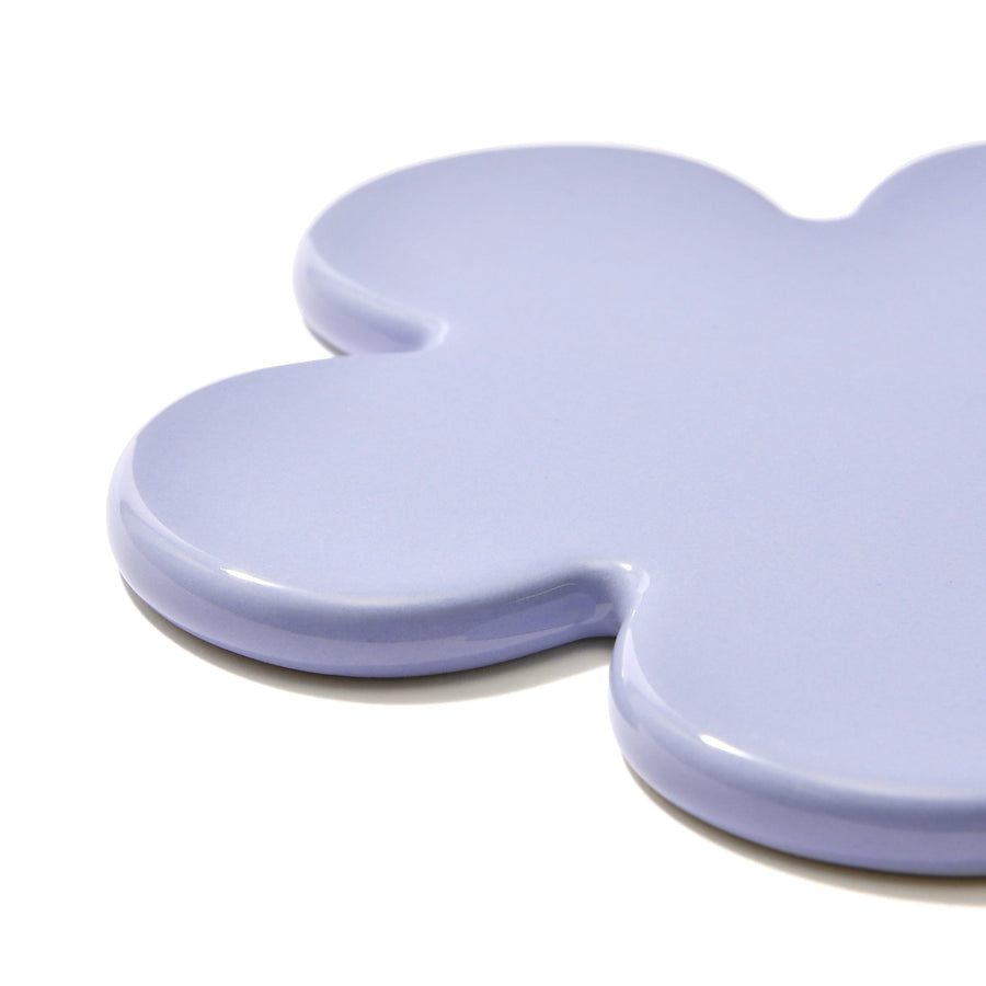 フラワー コースター パープル