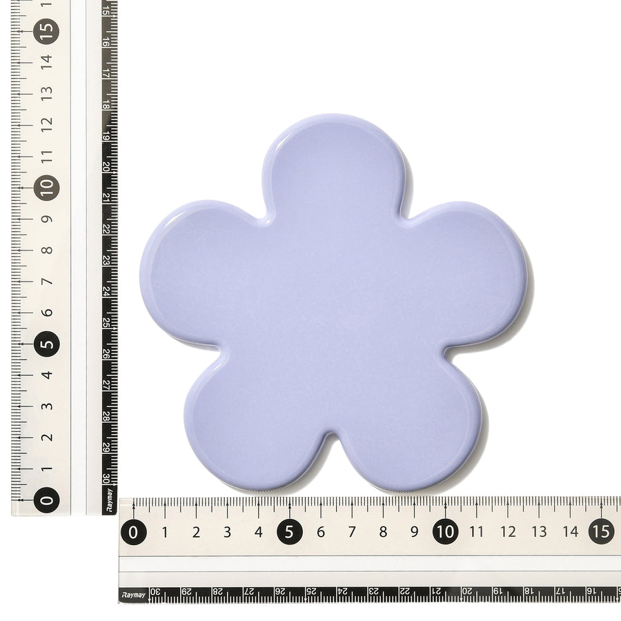 フラワー コースター パープル