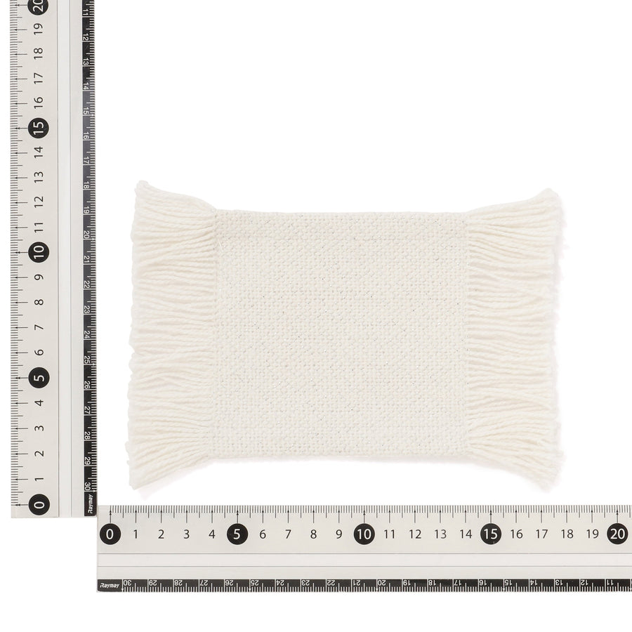 フリンジ コースター ホワイト