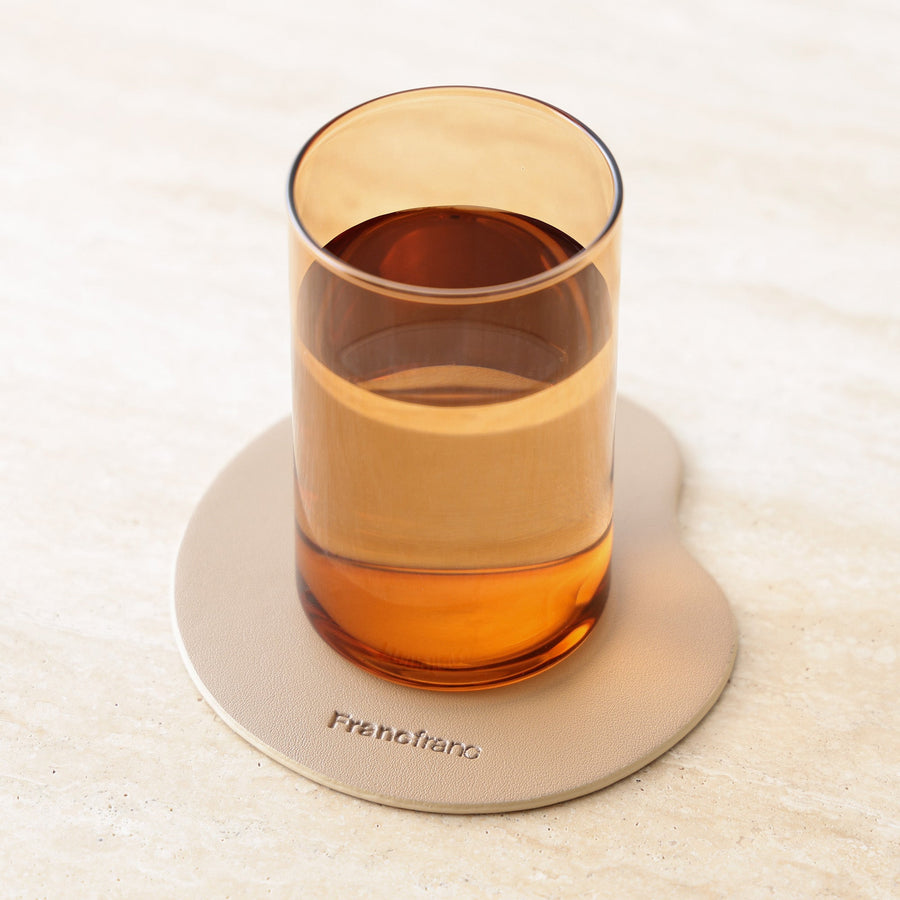 リバーシブル コースター ブラウン