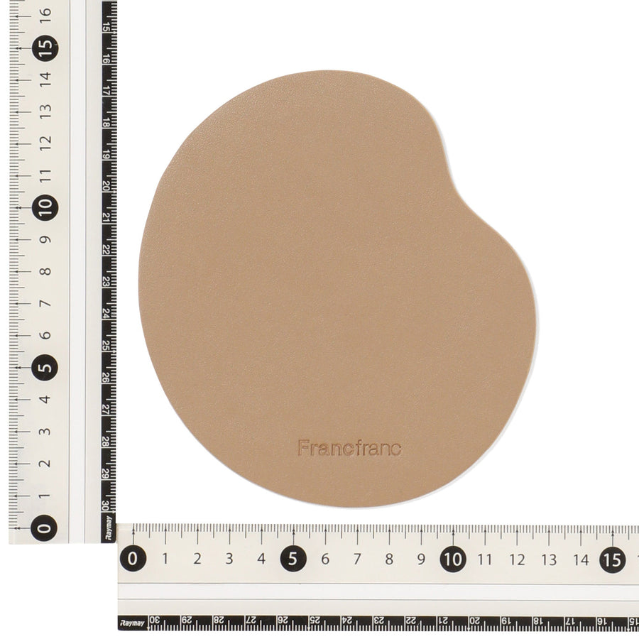 リバーシブル コースター ブラウン