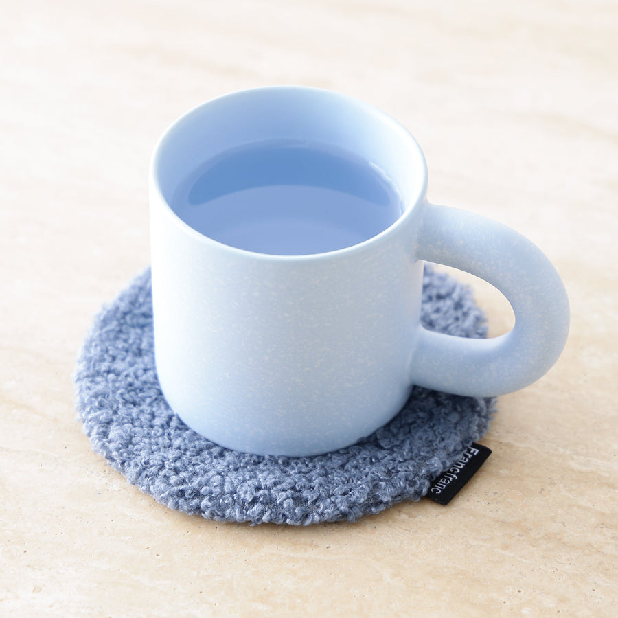 ブークレ コースター ブルー