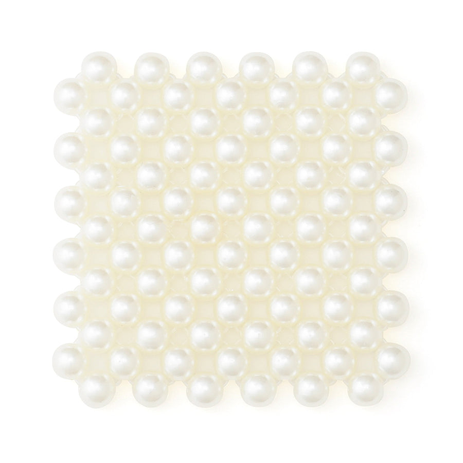 ビーズコースター パール