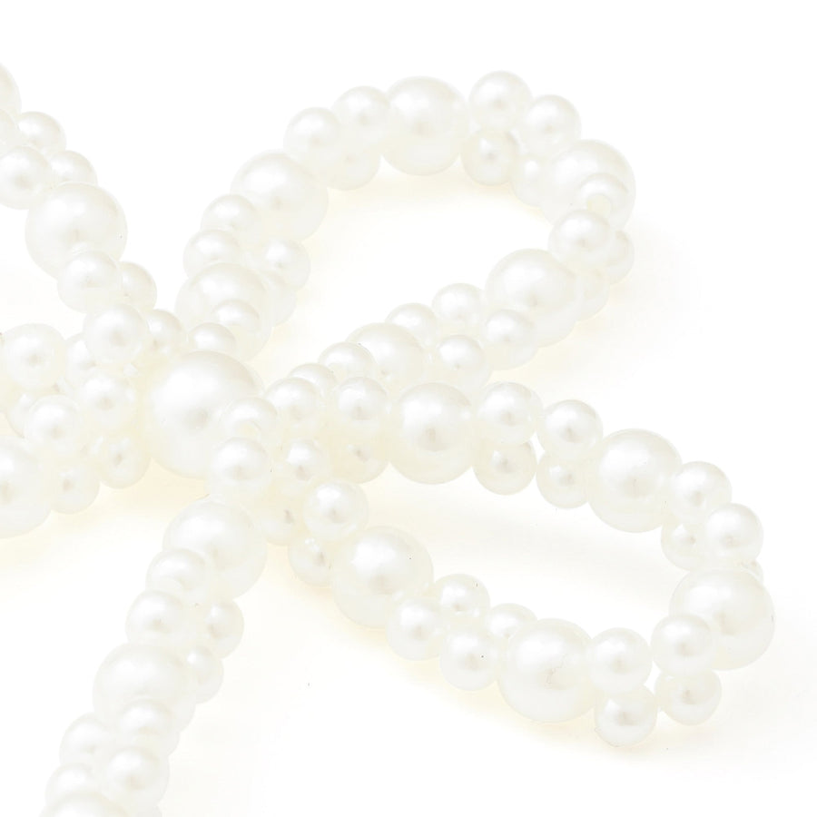 ナプキンリング 2個セット パールリボン