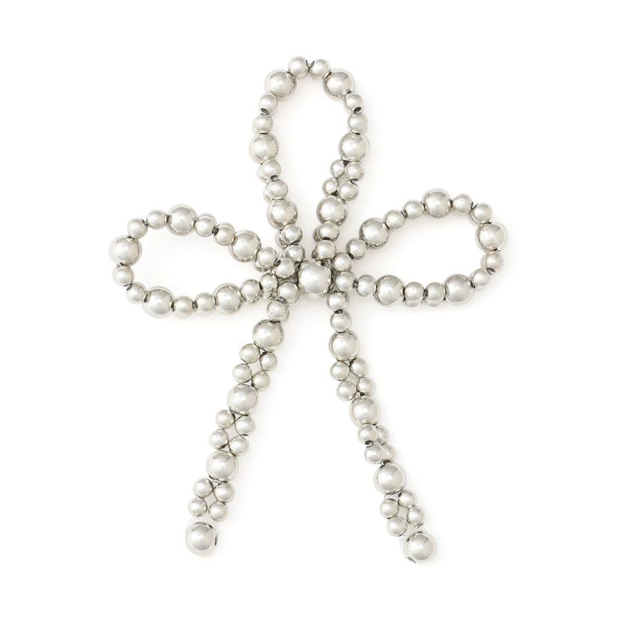 ナプキンリング 2個セット シルバーリボン