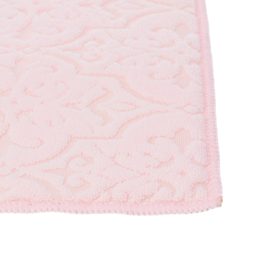 Ornament Jacquard Drying Mat, Pink