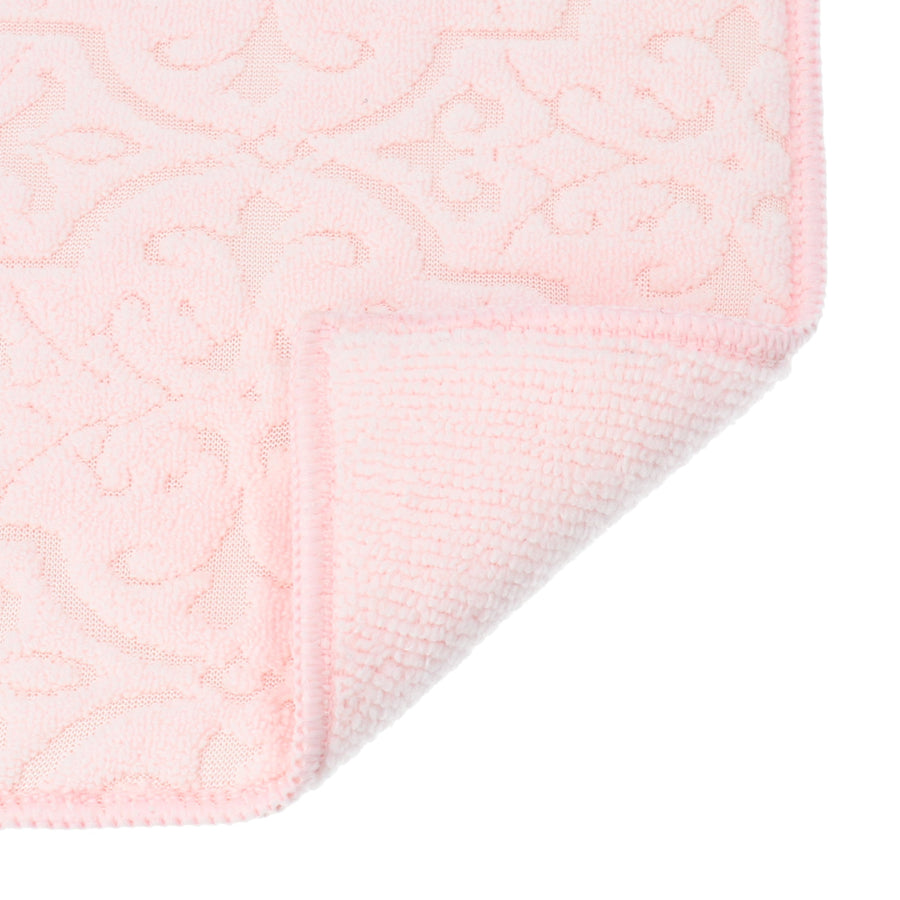 Ornament Jacquard Drying Mat, Pink