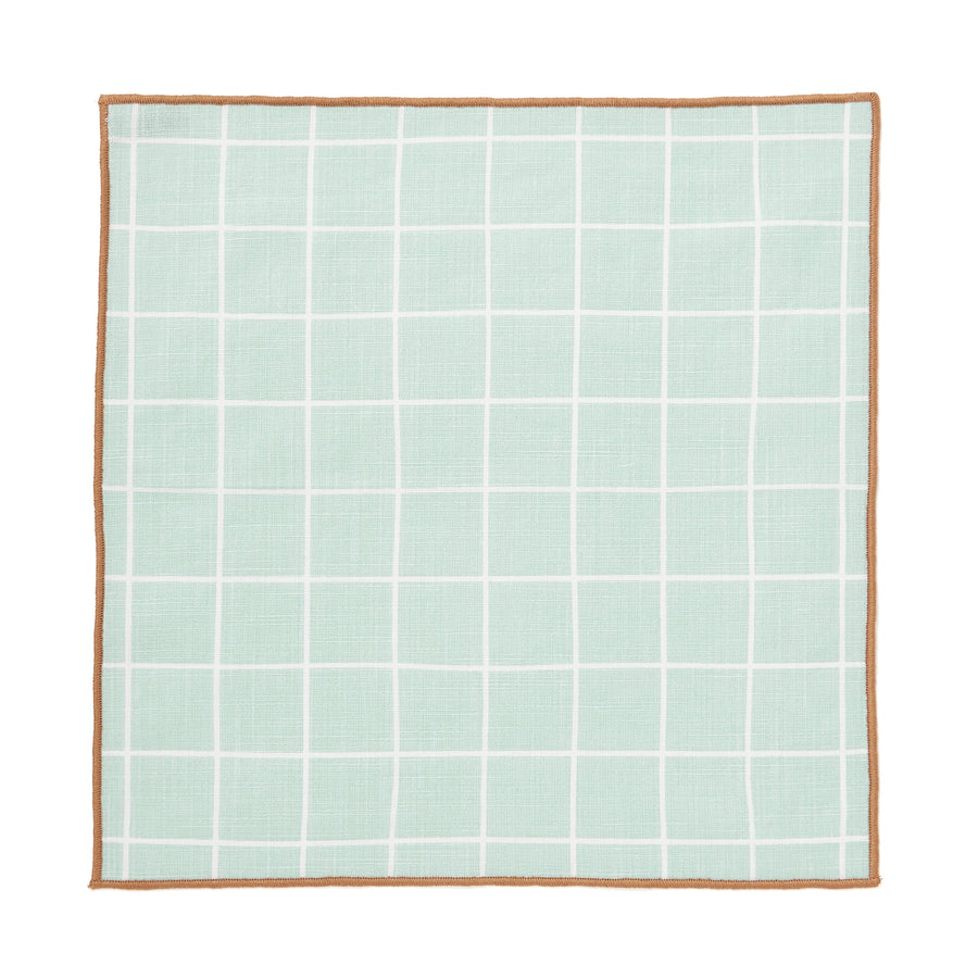 Kitchen Cloth Windowpane Blue